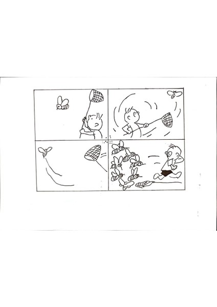 Wang Shou 29X21CM Orijinal Karikatür Tablo modelleri