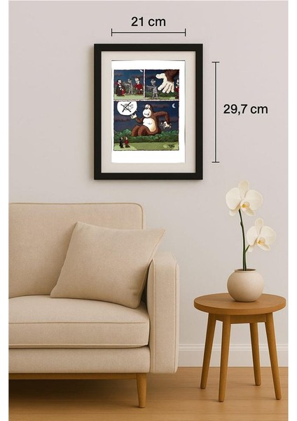 Santiago Cornejo 29X21CM Orijinal Karikatür Tablo fiyatları