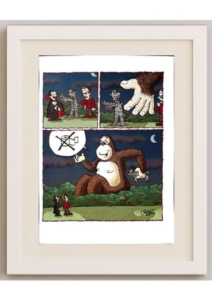 Santiago Cornejo 29X21CM Orijinal Karikatür Tablo fırsatları