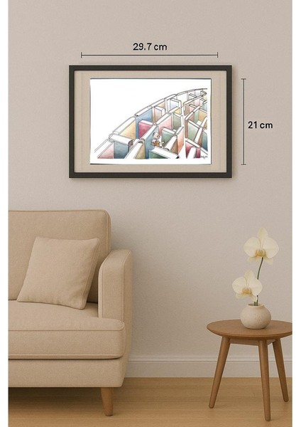 Milan Bukovac 29X21CM Orijinal Karikatür Tablo fiyatları