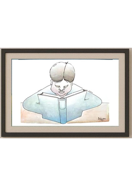 Milan Bukovac 29X21CM Orijinal Karikatür Tablo