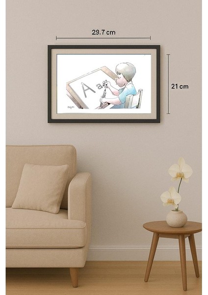 Milan Bukovac 29X21CM Orijinal Karikatür Tablo fiyatları