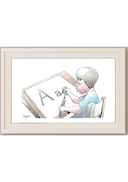 Milan Bukovac 29X21CM Orijinal Karikatür Tablo fırsatları