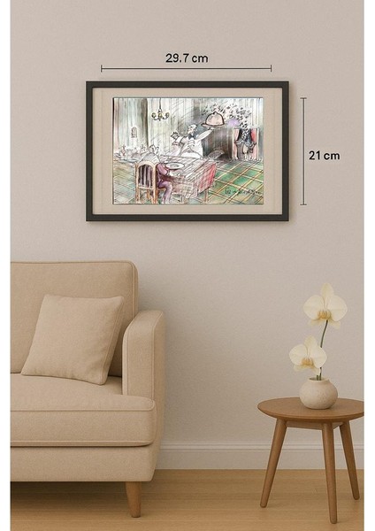 Ghinea Uriasu 29X21CM Orijinal Karikatür Tablo fiyatları