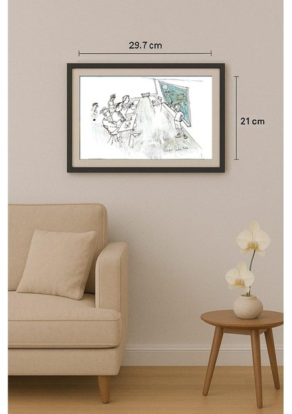 Jelica Culafic 29X21CM Orijinal Karikatür Tablo fiyatları