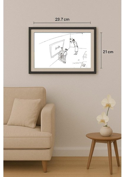 Jelica Culafic 29X21CM Orijinal Karikatür Tablo fiyatları