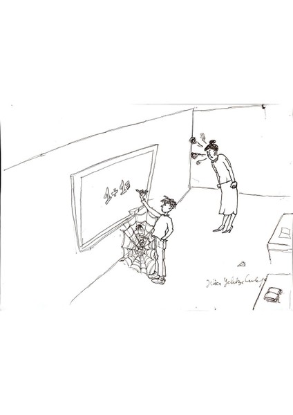 Jelica Culafic 29X21CM Orijinal Karikatür Tablo modelleri