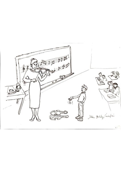 Jelica Culafic 29X21CM Orijinal Karikatür Tablo modelleri