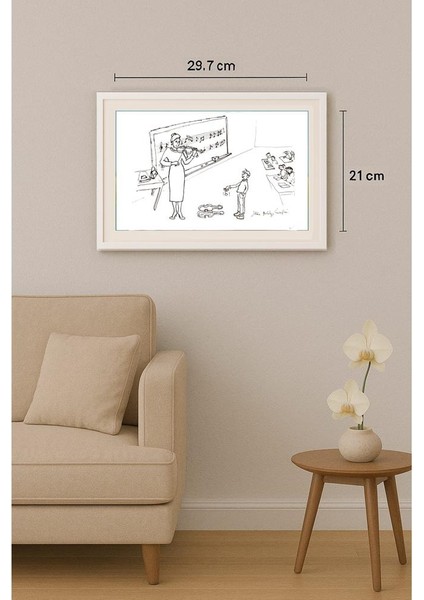 Jelica Culafic 29X21CM Orijinal Karikatür Tablo indirimleri