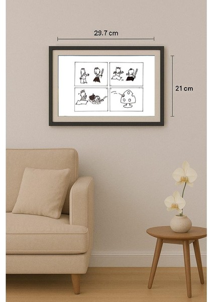 Wang Xinwei 29X21CM Orijinal Karikatür Tablo fiyatları