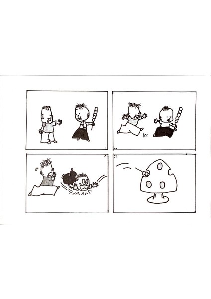 Wang Xinwei 29X21CM Orijinal Karikatür Tablo modelleri