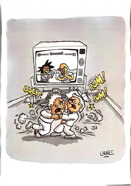 Santiago Cornejo 29X21CM Orijinal Karikatür Tablo fiyatları