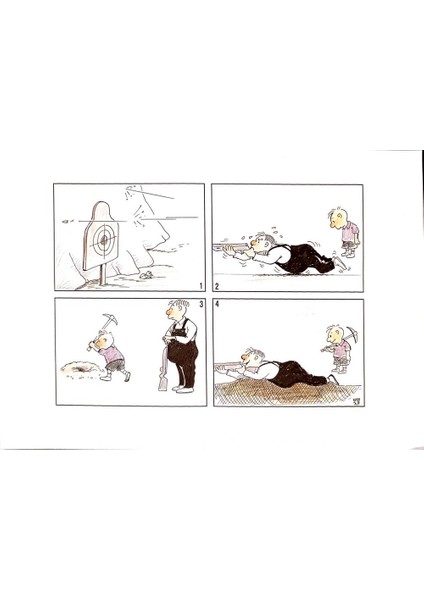 Liu Min Had 29X21CM Orijinal Karikatür Tablo modelleri