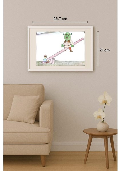 Mostafa Hossein Nia 29X21CM Orijinal Karikatür Tablo indirimleri