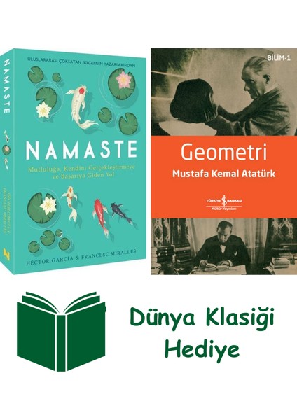 Namaste + Geometri + Dünya Klasiği Hediye