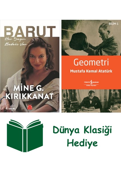 Barut + Geometri + Dünya Klasiği Hediye