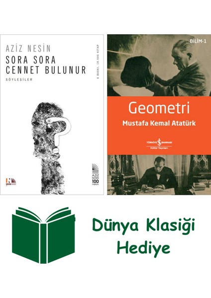 Sora Sora Cennet Bulunur + Geometri + Dünya Klasiği Hediye