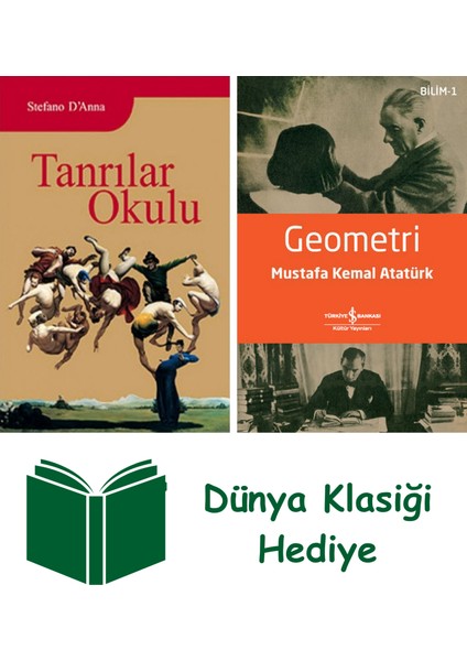 Tanrılar Okulu + Geometri + Dünya Klasiği Hediye