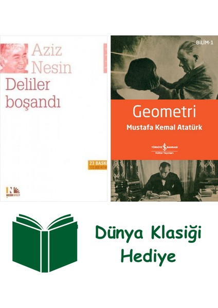 Deliler Boşandı + Geometri + Dünya Klasiği Hediye