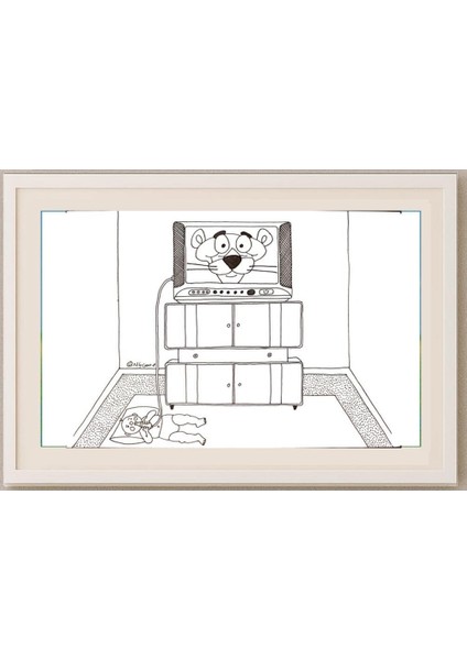 Mostafa Hossein Nia 29X21CM Orijinal Karikatür Tablo fırsatları