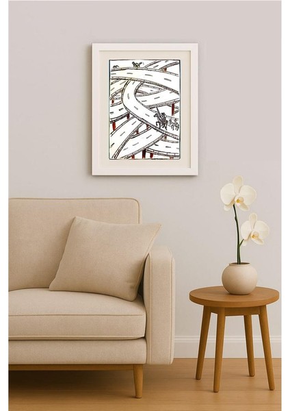 Mileta Miloradovic 25x17cm Orijinal Karikatür Tablo indirimleri