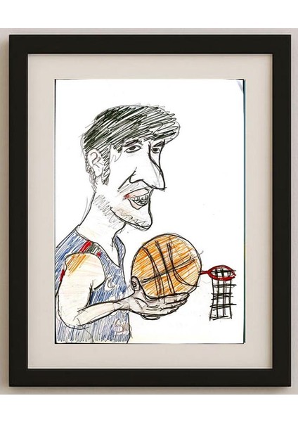 Popovic Pable 29X21CM Orijinal Karikatür Tablo