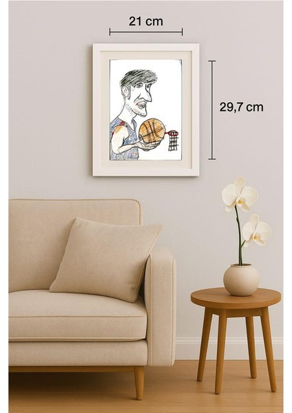 Popovic Pable 29X21CM Orijinal Karikatür Tablo indirimleri