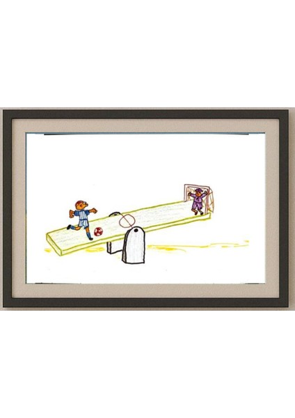 Dusan Petrovic 32x21cm Orijinal Karikatür Tablo