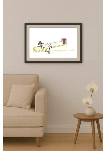 Dusan Petrovic 32x21cm Orijinal Karikatür Tablo fiyatları