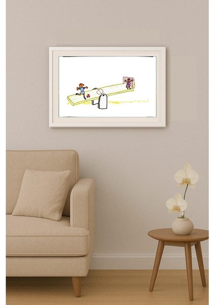 Dusan Petrovic 32x21cm Orijinal Karikatür Tablo indirimleri