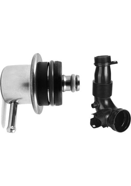 2 Pcs Araç Aksesuarları 1 Pcs Hava Emme Tüpü Borusu 13717605638 &amp 1 Pcs Yakıt Basıncı Regülatörü (Yurt Dışından)