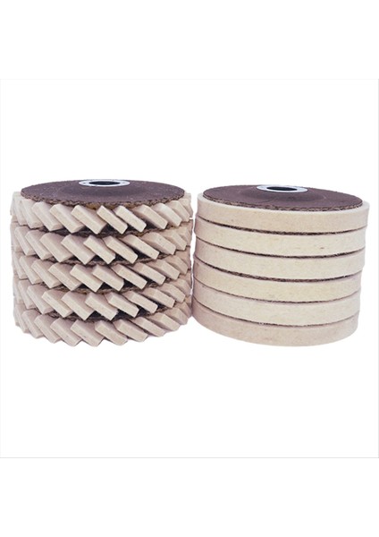 Parlatma Keçe Tekerlek Premium Ince Keçe Parlatma Açılı Taşlama Için Uygun Otomobil, Kamyon, Rvs, Motosiklet (Yurt Dışından)