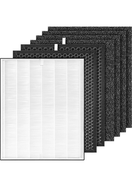 3000 Yedek Filtreler Bir Doktorla Uyumlu 3000 4in1 Ev Hava Temizleyici H13 True Hepa ve Ekstra Carbn Ön Filtreler (Yurt Dışından)