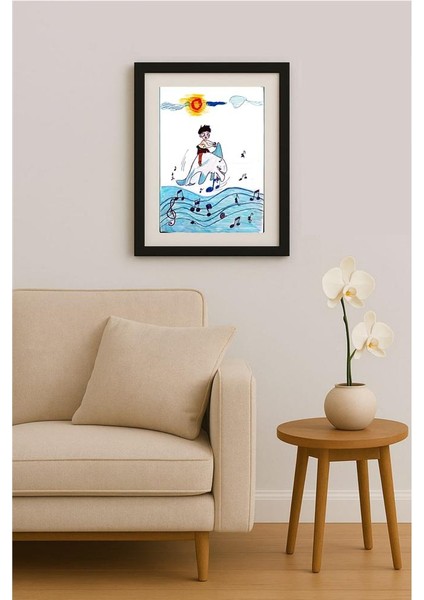 Andela Jecic 25x17cm Orijinal Karikatür Tablo fiyatları