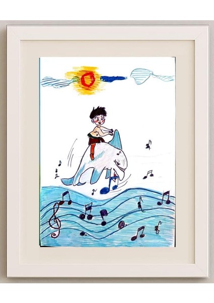 Andela Jecic 25x17cm Orijinal Karikatür Tablo fırsatları