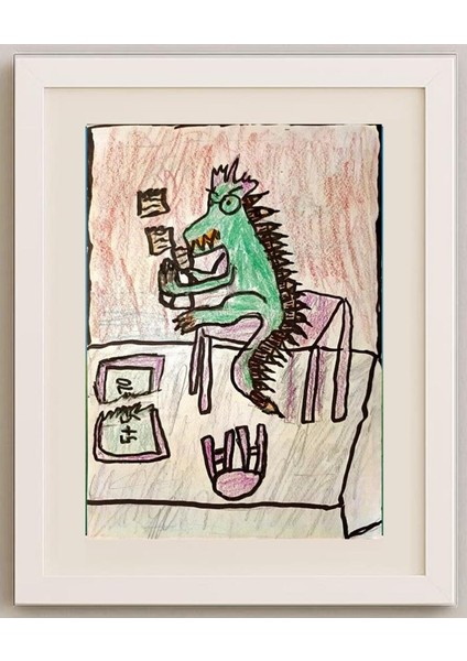 Iva Markovic 29X21CM Orijinal Karikatür Tablo fırsatları