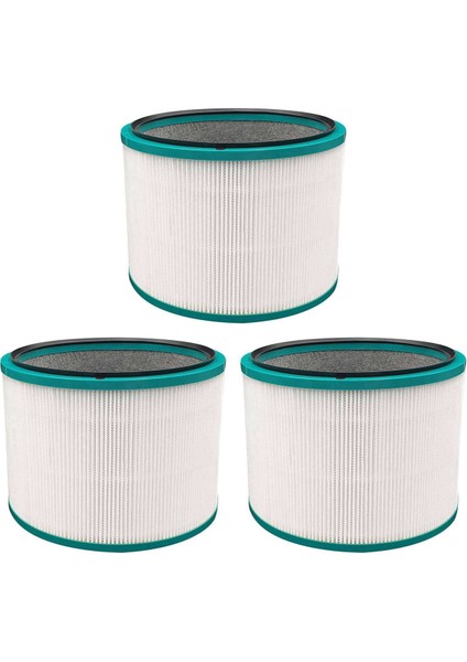 3x Hava Temizleme Filtresi Dyson HP00 HP00 HP01 HP02 HP03 DP01 DP01 DP03 Masa Serapları Bölüm 968125-03 ile Uyumlu (Yurt Dışından)