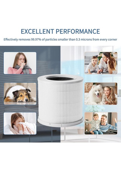 Xiaomi Hava Temizleyicisi için 2x Hava Temizleme Filtresi 4 Kompakt Filtre Akıllı Hava Arıtma PM 2 5 Aktif Karbon Filtreli (Yurt Dışından) modelleri