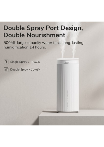 Küçük nemlendirici taşınabilir mini nemlendirici yatak odası kişisel serin sis nemlendirici sessiz çift sis outlet (Yurt Dışından) fırsatları