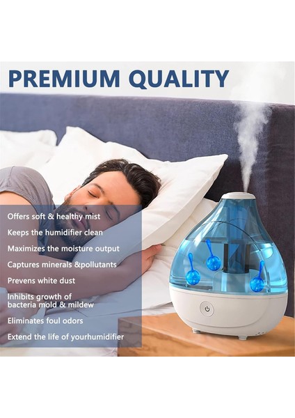 8pcs Demineralizasyon Temizleme Topu Tüm Nemlendirici/balık Tankı Için Suyu Saflaştırır Beyaz Tozu ve Kokuyu Ortadan Kaldırır (Yurt Dışından) fırsatları