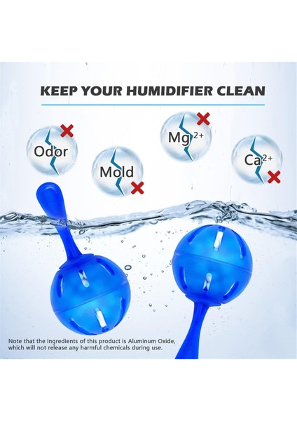 8pcs Demineralizasyon Temizleme Topu Tüm Nemlendirici/balık Tankı Için Suyu Saflaştırır Beyaz Tozu ve Kokuyu Ortadan Kaldırır (Yurt Dışından) indirimleri