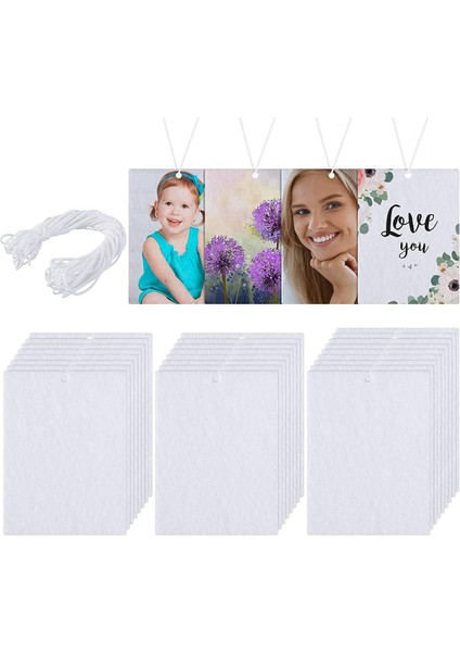 50 Adet Süblimasyon Arabası Hava Spreener Sayfaları Araba Kokulu Asma Çarşaflar Hissedilen Diy Dikdörtgen Kokulu Çarşaflar (Yurt Dışından) modelleri