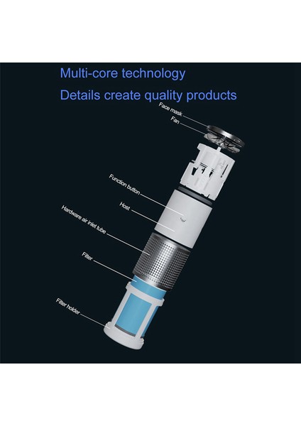 2x hava temizleyicileri filtre ön filtre katmanı HEPA filtre tabakası aktif karbon filtre katmanı AP02 (Yurt Dışından) indirimleri