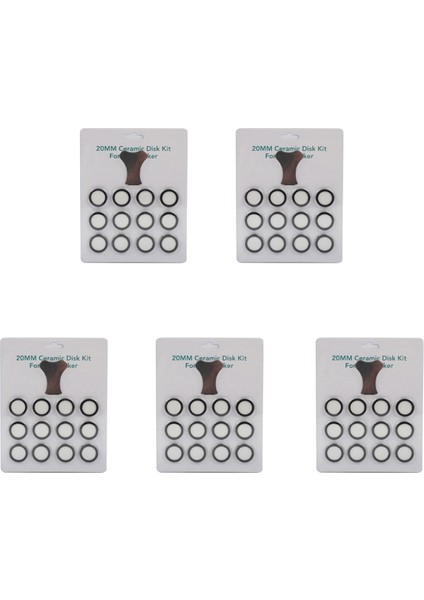 60 Pack Ultrasonik Mist Maker Fogger Seramik Diskleri Nemlendirici Parçalar Için Cap Aracı ile Dönüştürücü Diskler (Yurt Dışından)