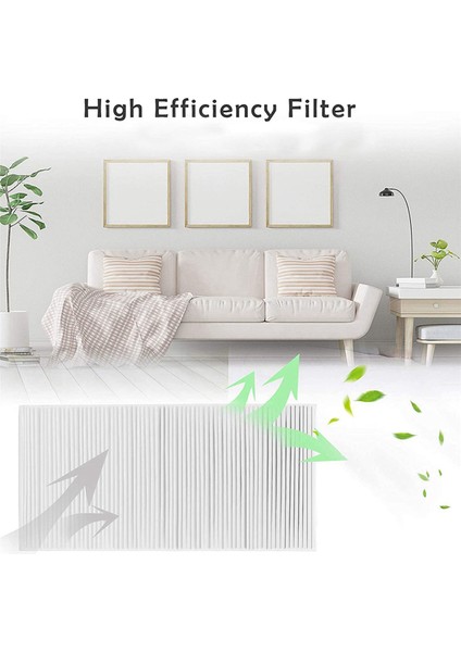 HRF201B için 6 Pack Hava Temizleme Filtresi Febreze FRF102B ve Honeywell Filtresi U HRF201B HHT290 ET için Yedek U Hepa Filtresi (Yurt Dışından) fırsatları