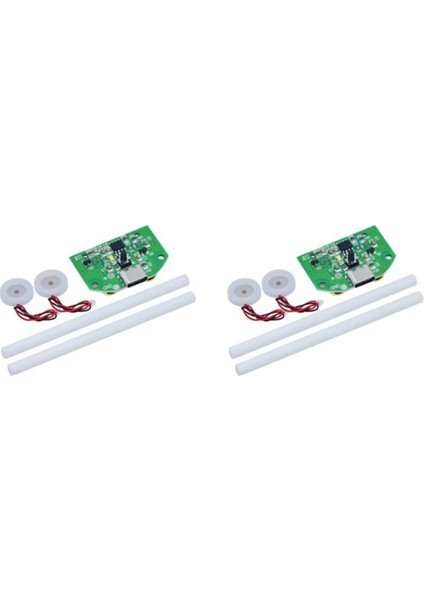 2x Çift Sprey Atomizasyon Modülü USB Nemlendirici Sürüş Devre Kart Atomizasyon Deneysel Ekipman Ultrasonik (Yurt Dışından)