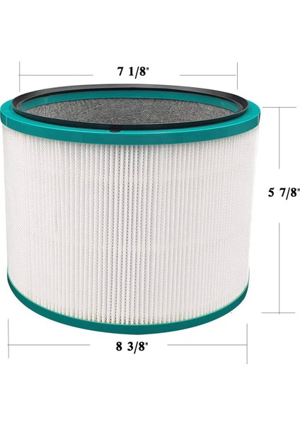 3x Hava Temizleme Filtresi Dyson HP00 HP00 HP01 HP02 HP03 DP01 DP01 DP03 Masa Serapları Bölüm 968125-03 ile Uyumlu (Yurt Dışından) fırsatları