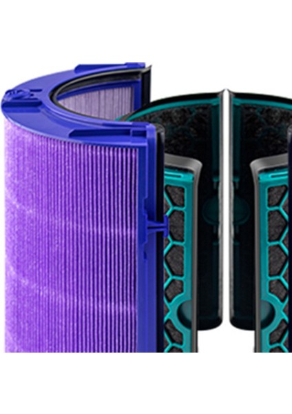 Dyson TP/HP/DP04/05/07 Için Karbon Filtresi Saf Soğuk Hepa Temizleyici Sealli Iki Aşamalı 360 Derece Filtre Sistemi Aksesuarları (Yurt Dışından) modelleri
