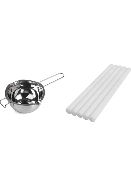 Çift Kazan Paslanmaz Çelik Çikolatalı Pot 25 Pcs/paket Nemlendirici Filtre Çubuğu Pamuk Sünger Çubuk Filtre (Yurt Dışından)
