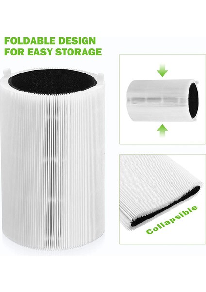Blueair mavisi için 5x yedek filtre 411/411+ &amp Blueair 3210 Hava Arıtma Filtresi Aktif Karbon Filtresi (Yurt Dışından) fırsatları